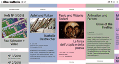 Desktop Screenshot of filmbulletin.ch